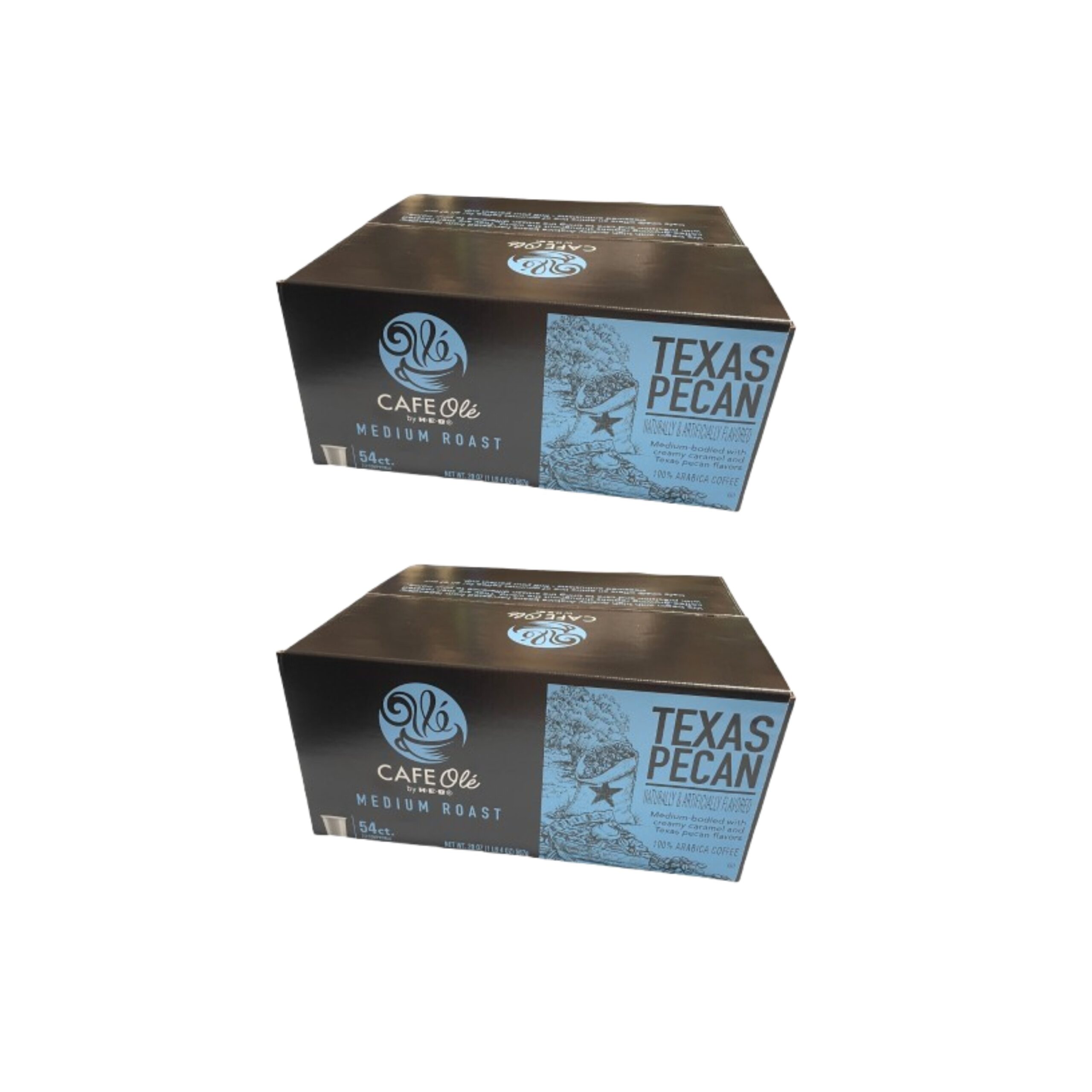 HEB Café Olé Texas Pecan Single Serve Coffee Pods — 108 Count (2 x 54) — Best Value — Ships Nationwide