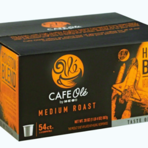 Cafe Olé by HEB Houston Blend Single Serve Coffee Pods — 54 Count — Ships Nationwide