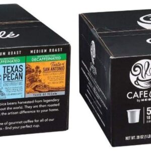 Cafe Olé by HEB Decaf Variety Pack Single Serve Coffee Pods — 108 Count (2 x 54) — Best Value — Ships Nationwide