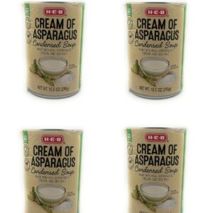 H-E-B Cream of Asparagus Condensed Soup 10.5 oz — Pack of 4 — Ships Nationwide