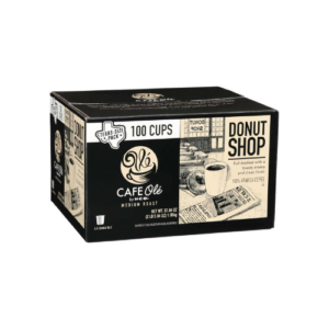 Cafe Olé by HEB Donut Shop Medium Roast Coffee Pods — 100 Count — Best Value — Ships Nationwide